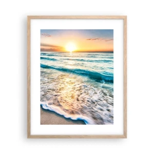 Póster en marco roble claro - Un espectáculo digno de ver - 40x50 cm