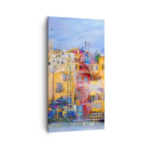 Cuadro sobre lienzo - Impresión de Imagen - Estamos juntos - 55x100 cm