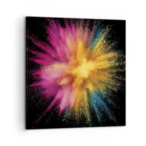 Cuadro sobre lienzo - Impresión de Imagen - El nacimiento de los colores - 50x50 cm
