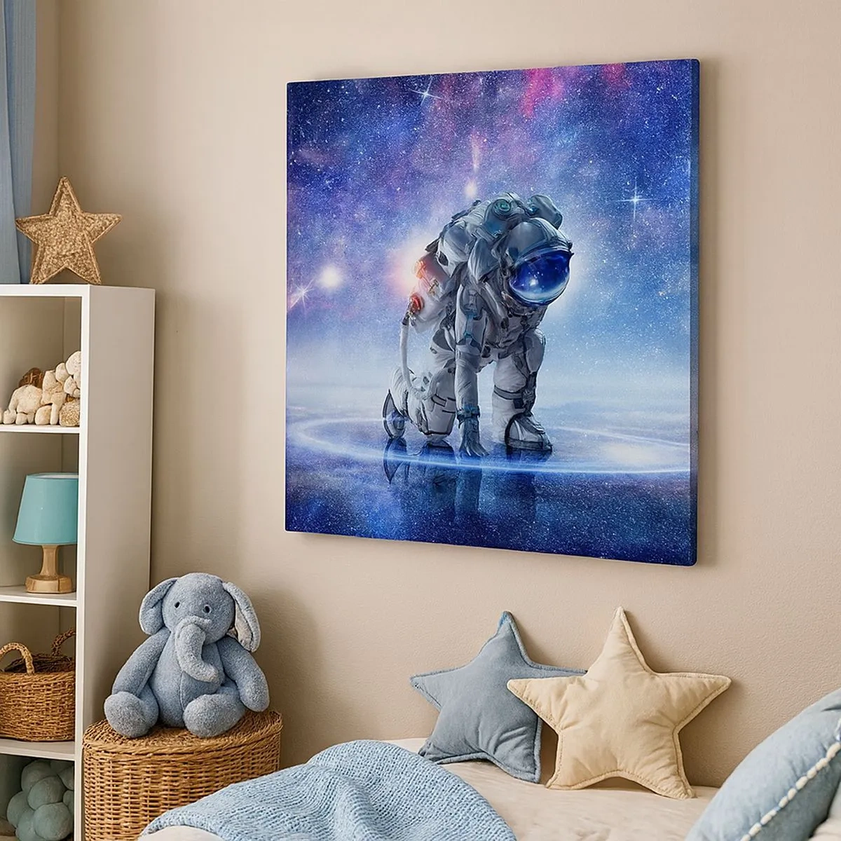 Cuadro sobre lienzo - Impresión de Imagen - Cielo estrellado sobre mí - 30x30 cm