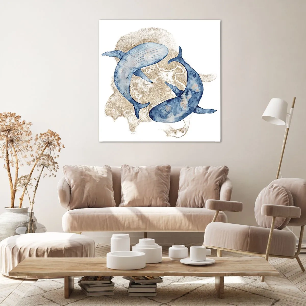 Cuadro sobre lienzo - Impresión de Imagen - ¿Amistad o amor? - 50x50 cm