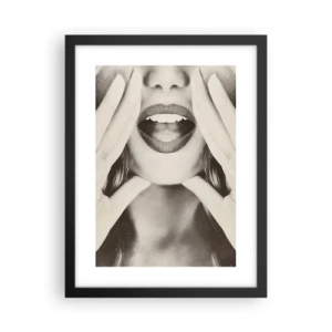 Póster en marco negro - ¡Ya estoy en camino! - 30x40 cm