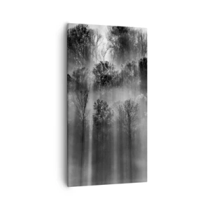 Cuadro sobre lienzo - Impresión de Imagen - En los flujos de luz - 55x100 cm