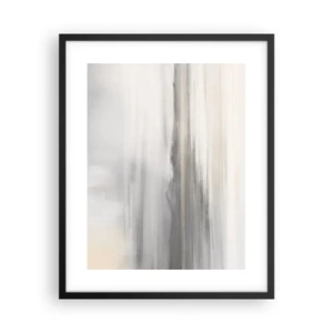 Póster en marco negro - Una distancia reflexiva - 40x50 cm