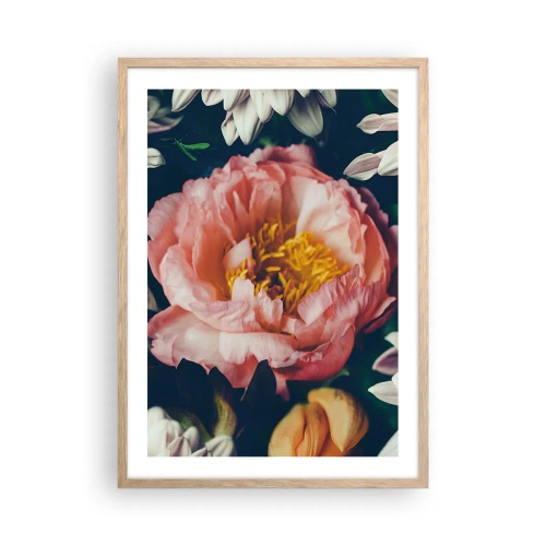 Póster en marco roble claro - Con esplendor barroco - 50x70 cm