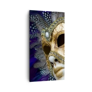 Cuadro sobre lienzo - Impresión de Imagen - Retrato veneciano en oro - 55x100 cm