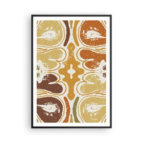 Póster en marco negro - Abstracción sentimental - 70x100 cm