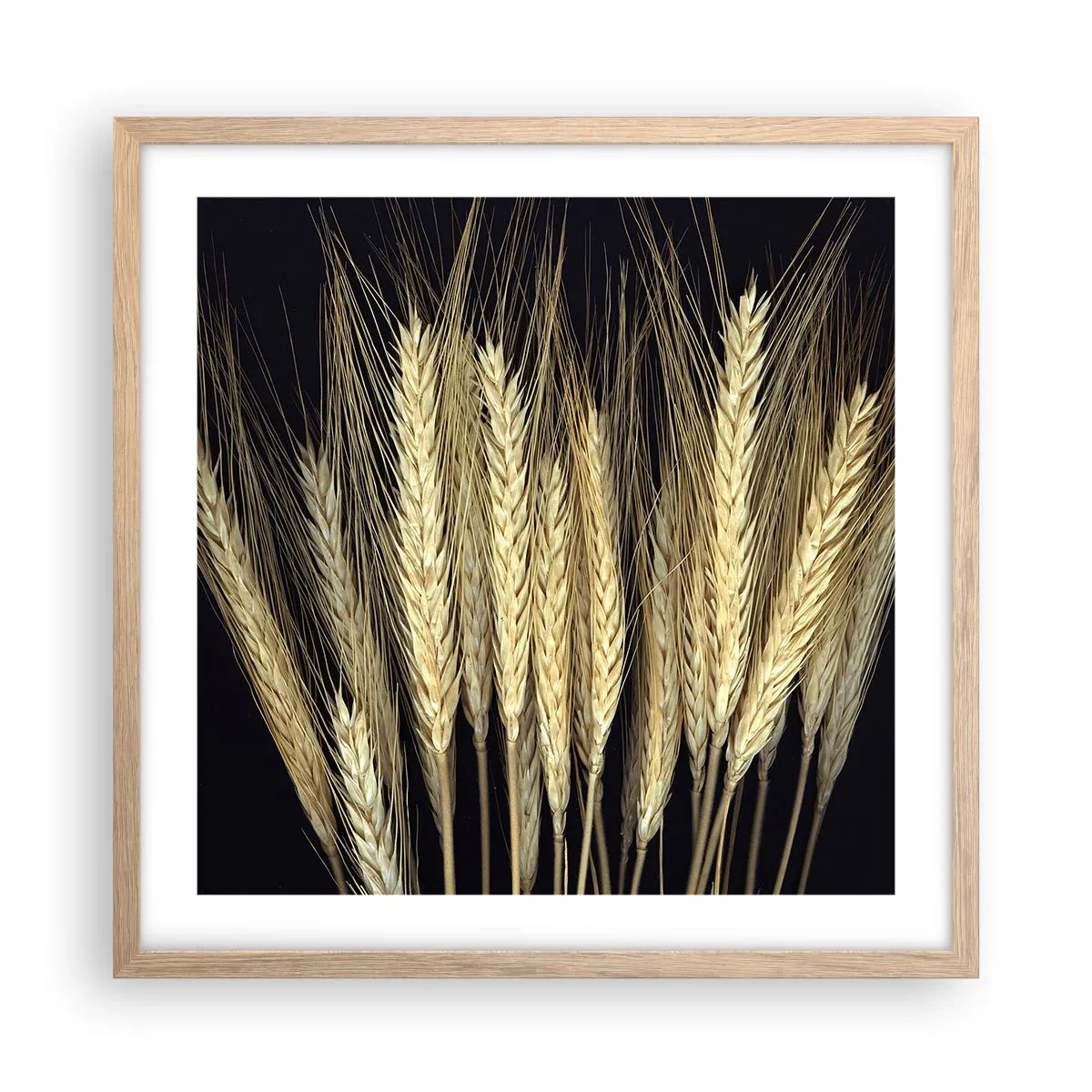 Póster en marco roble claro - Magia rústica - 50x50 cm