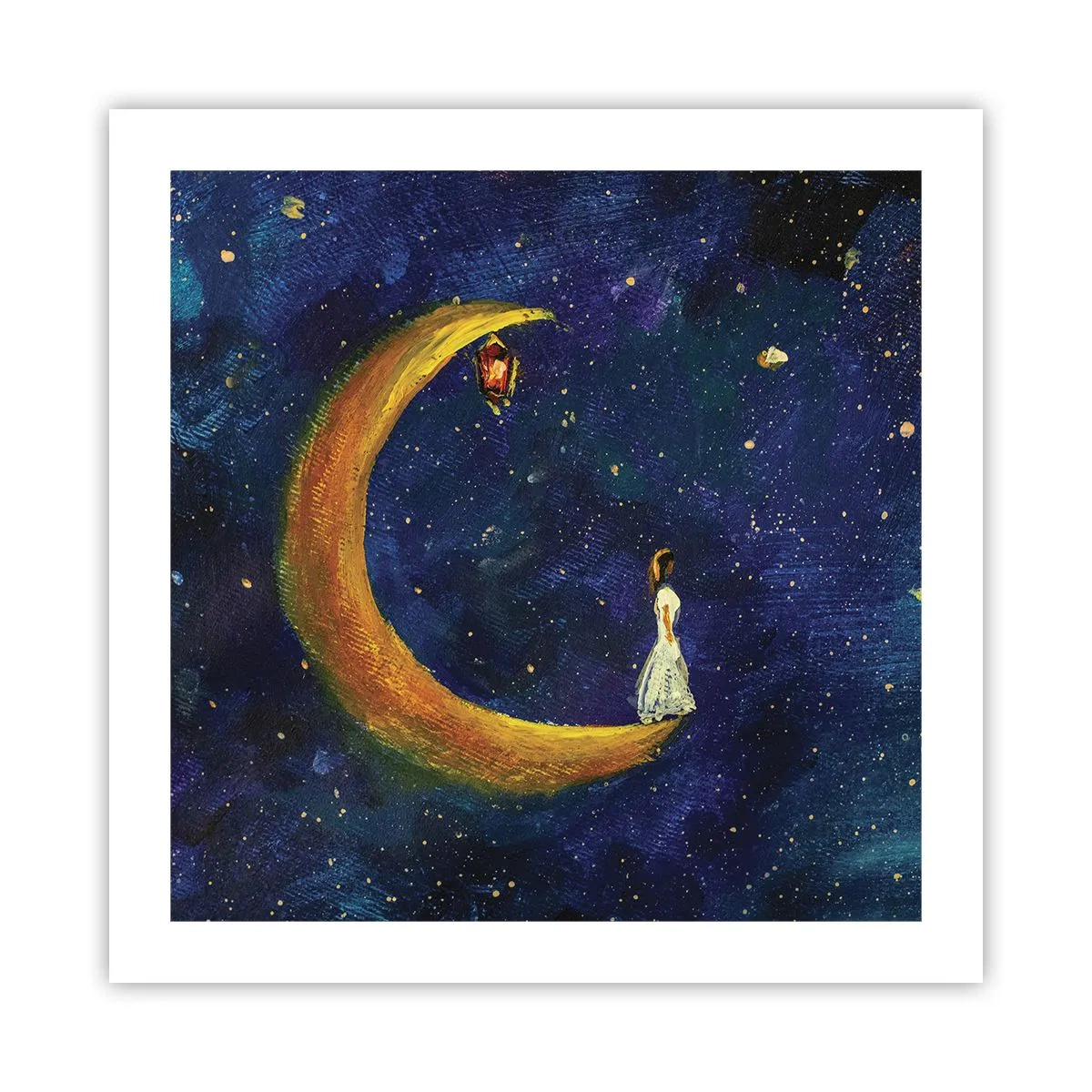 Póster - La llamada de la Luna - 50x50 cm