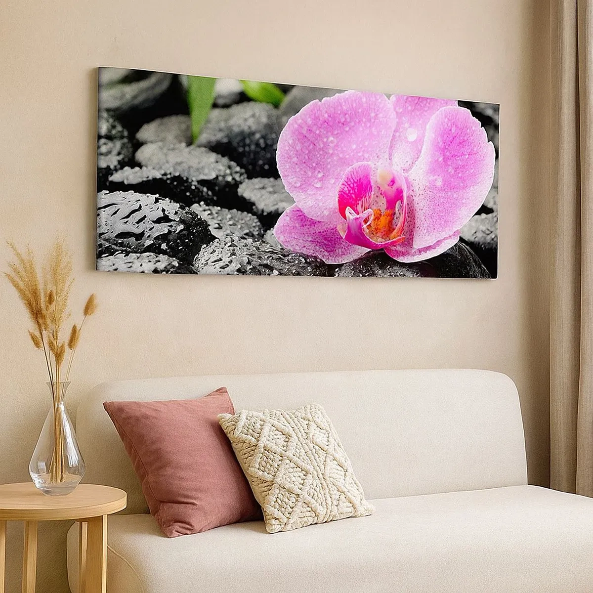 Cuadro sobre lienzo - Impresión de Imagen - Como un corazón abierto - 100x40 cm