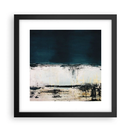 Póster en marco negro - Composición horizontal - 30x30 cm