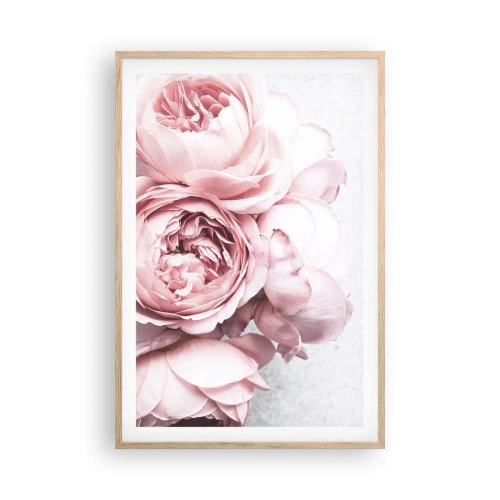 Póster en marco roble claro - Para los románticos - 61x91 cm