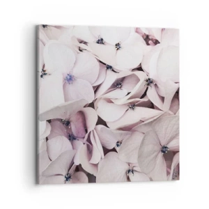 Cuadro sobre lienzo - Impresión de Imagen - En un torrente de flores - 70x70 cm