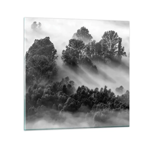 Cuadro sobre vidrio - Impresiones sobre Vidrio - Levantarse del sueño - 30x30 cm