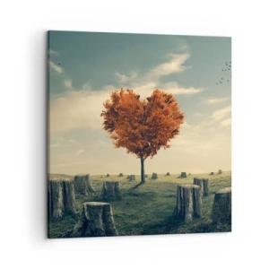 Cuadro sobre lienzo - Impresión de Imagen - Todavía hay esperanza - 50x50 cm