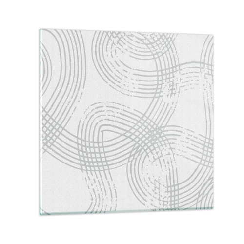 Cuadro sobre vidrio - Impresiones sobre Vidrio - No hay camino recto - 70x70 cm