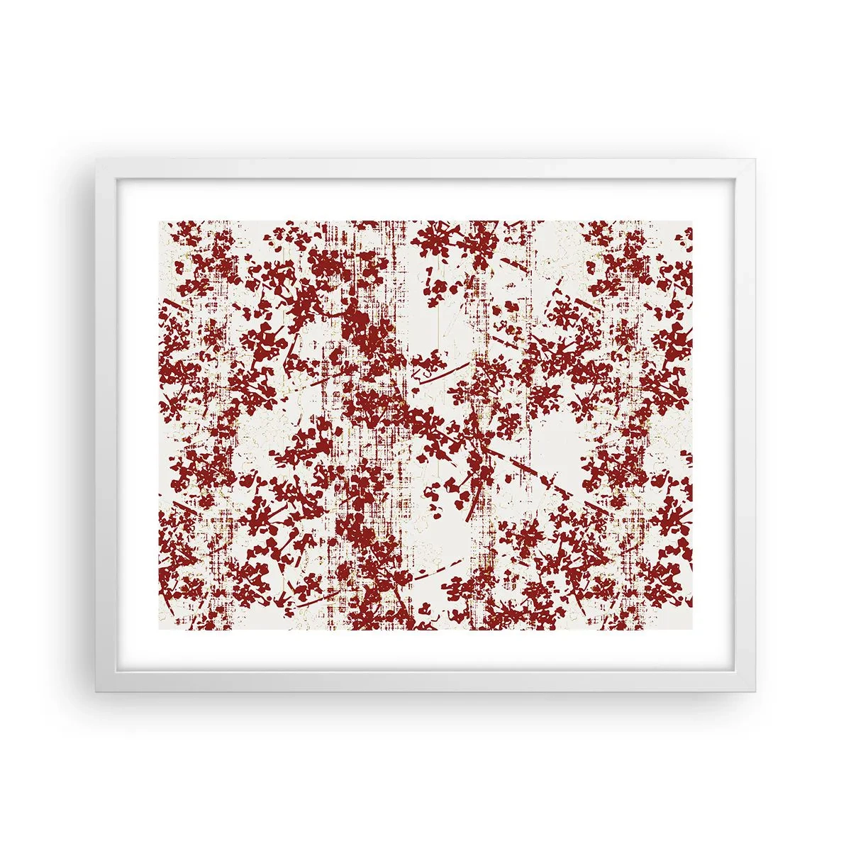 Póster en marco blanco - Como un viejo percal - 50x40 cm