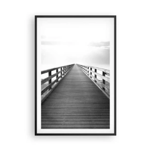 Póster en marco negro - En la distancia... - 61x91 cm