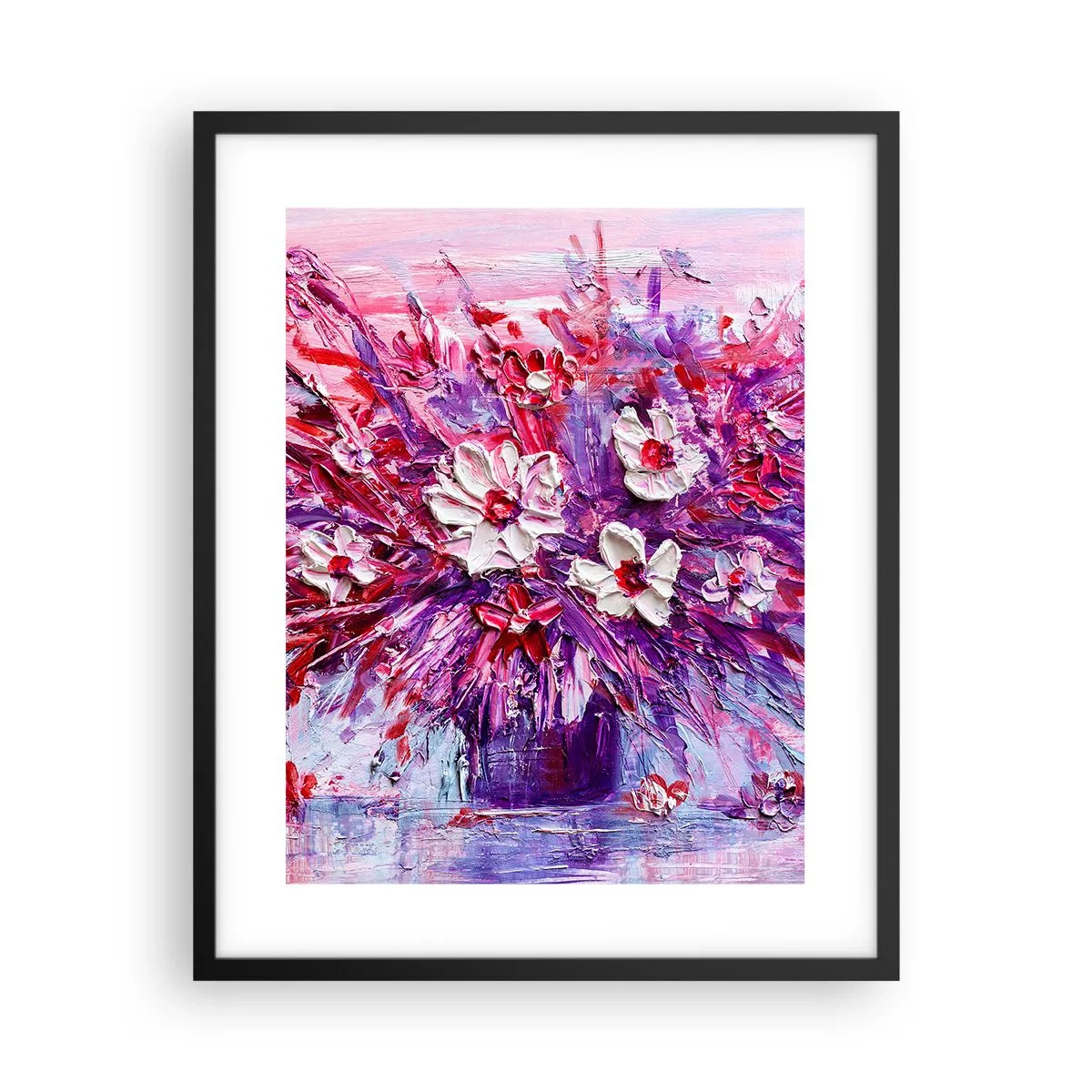 Póster en marco negro - Inocencia y pasión - 40x50 cm