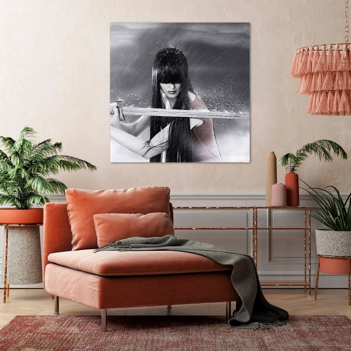 Cuadro sobre lienzo - Impresión de Imagen - Hermosa y peligrosa - 70x70 cm