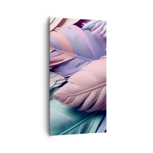 Cuadro sobre lienzo - Impresión de Imagen - Pájaro chic - 65x120 cm