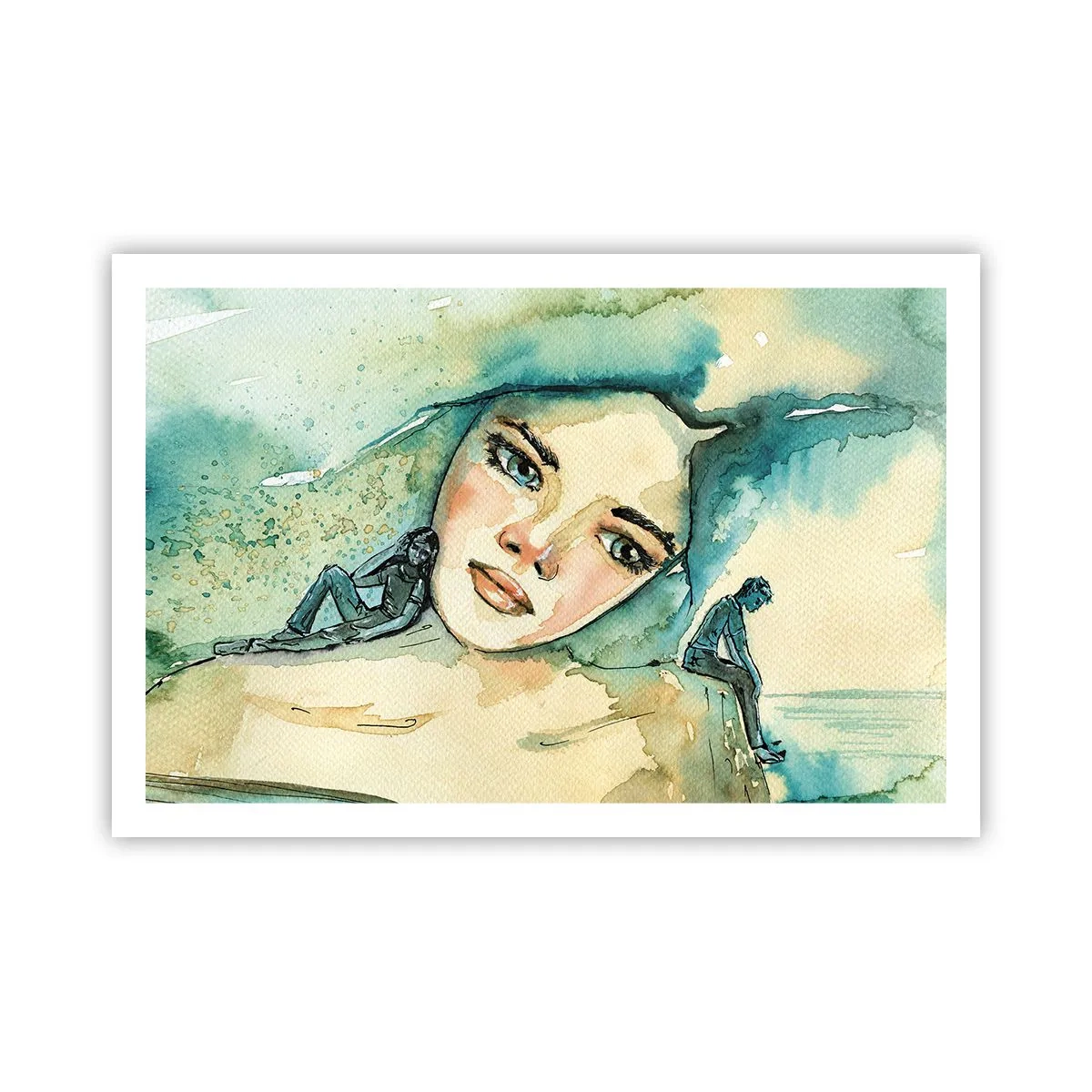 Póster - ¿Soy azul? - 91x61 cm