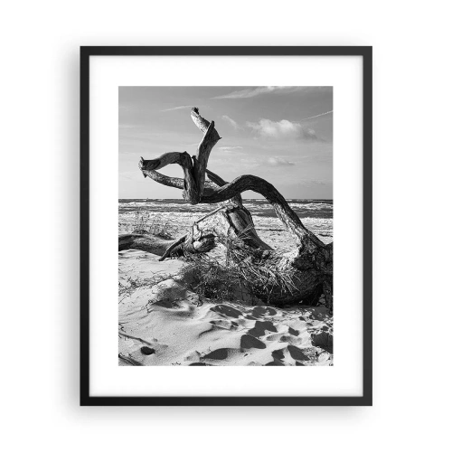 Póster en marco negro - Escultura marina - 40x50 cm