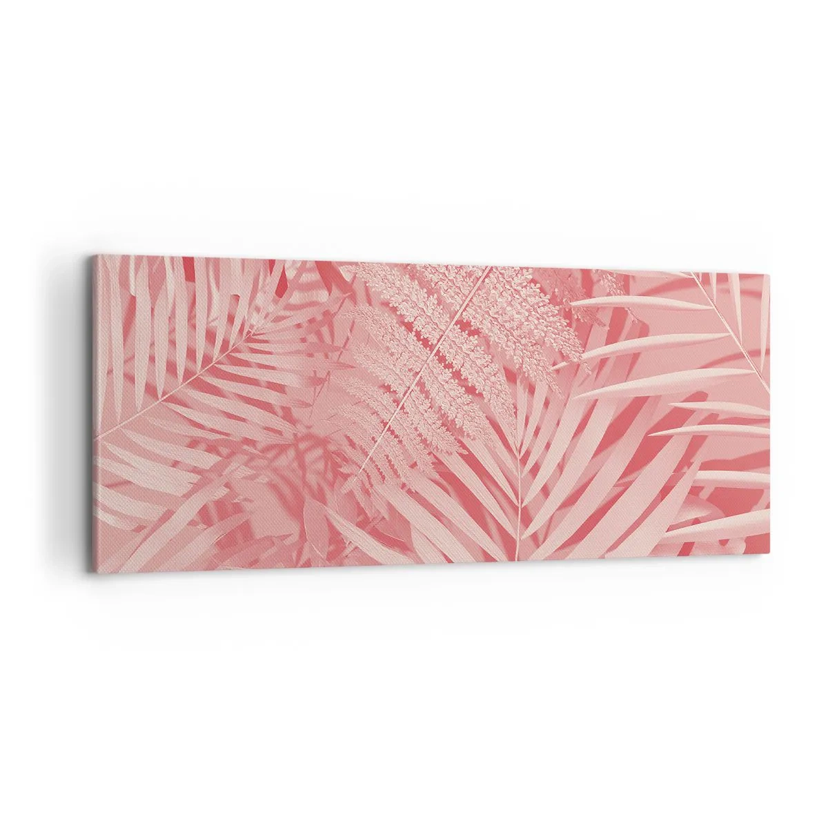 Cuadro sobre lienzo - Impresión de Imagen - Concepto rosa - 100x40 cm