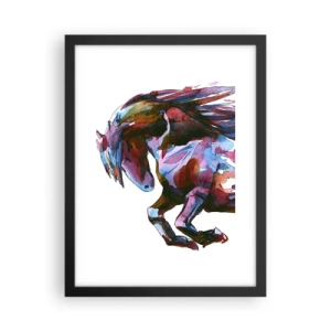 Póster en marco negro - En éxtasis - 30x40 cm