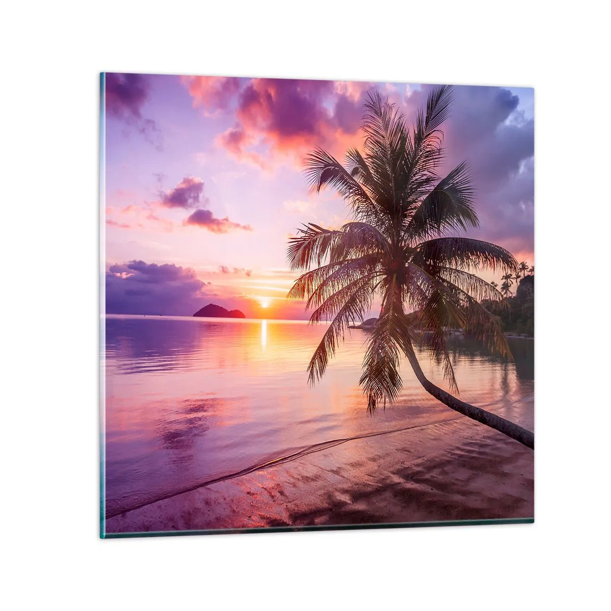 Cuadro sobre vidrio - Impresiones sobre Vidrio - Hermosura hasta el horizonte - 70x70 cm