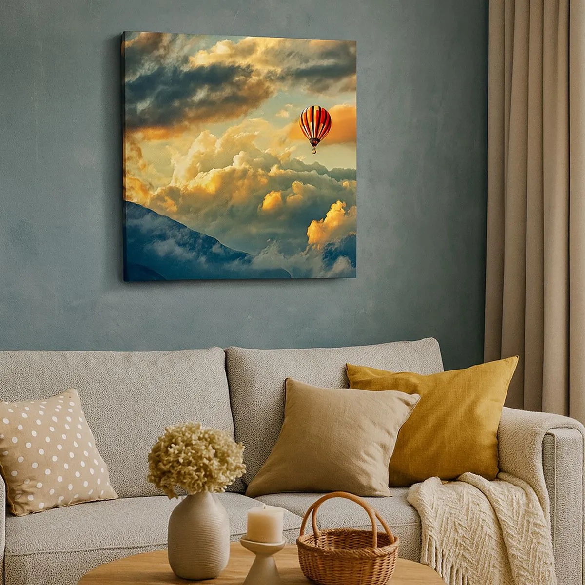 Cuadro sobre lienzo - Impresión de Imagen - Vuelo porque quiero - 30x30 cm