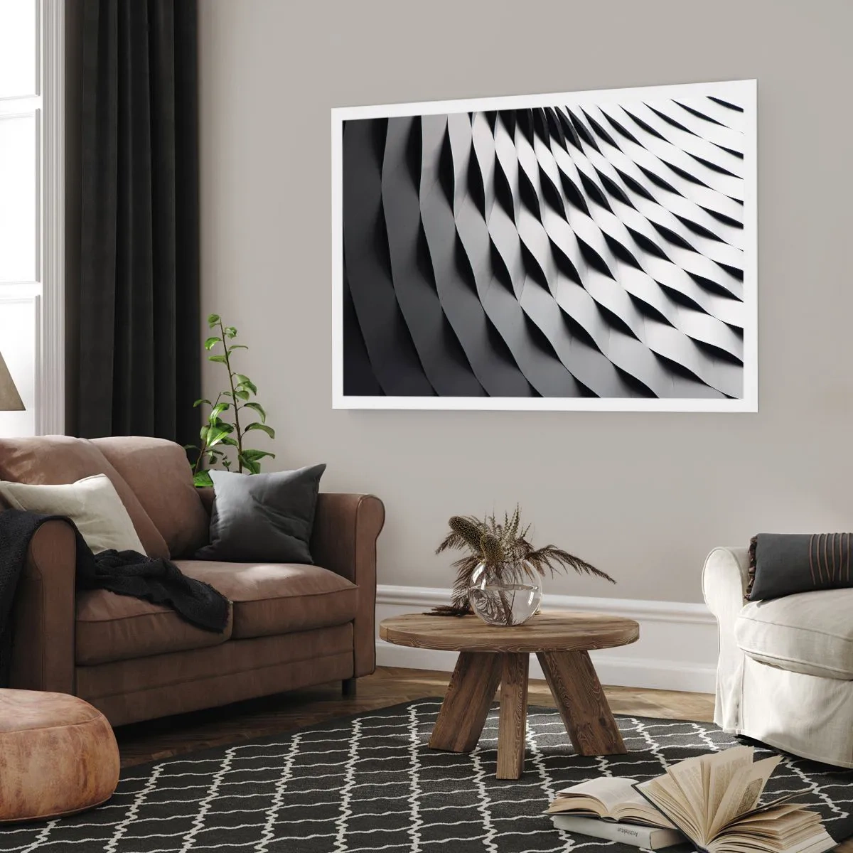 Póster - En la superficie de las ondas - 91x61 cm