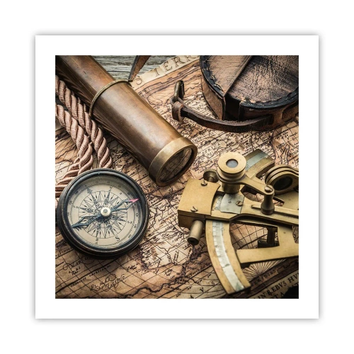 Póster - Establecer un rumbo - 50x50 cm