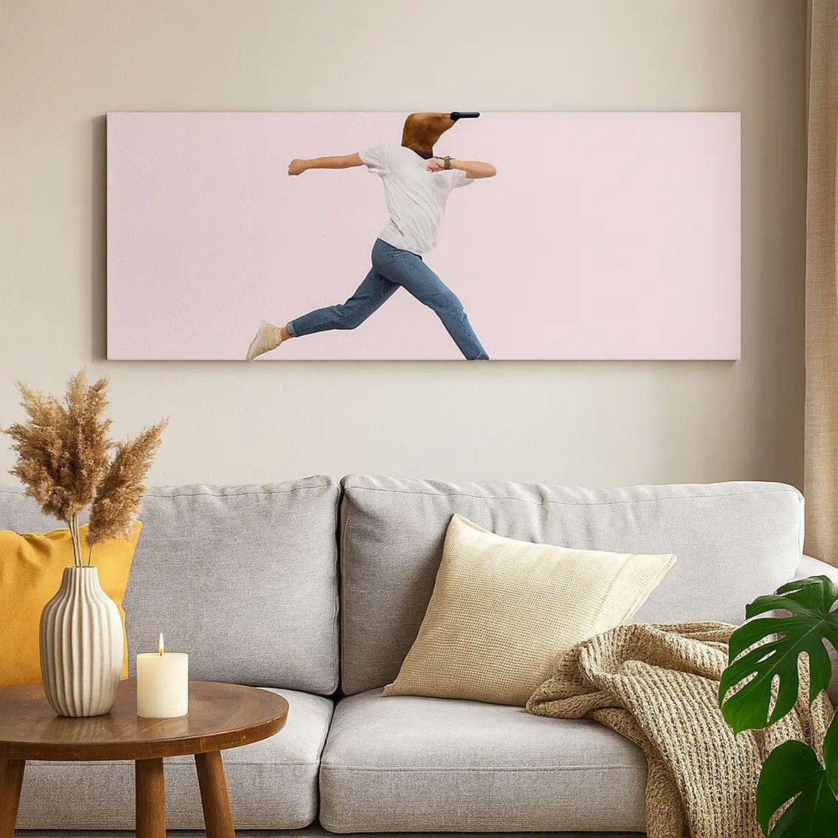 Cuadro sobre lienzo - Impresión de Imagen - Una pizca de absurdez - 30x30 cm