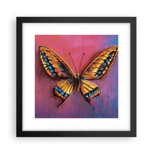 Póster en marco negro - Una joya de la naturaleza - 30x30 cm