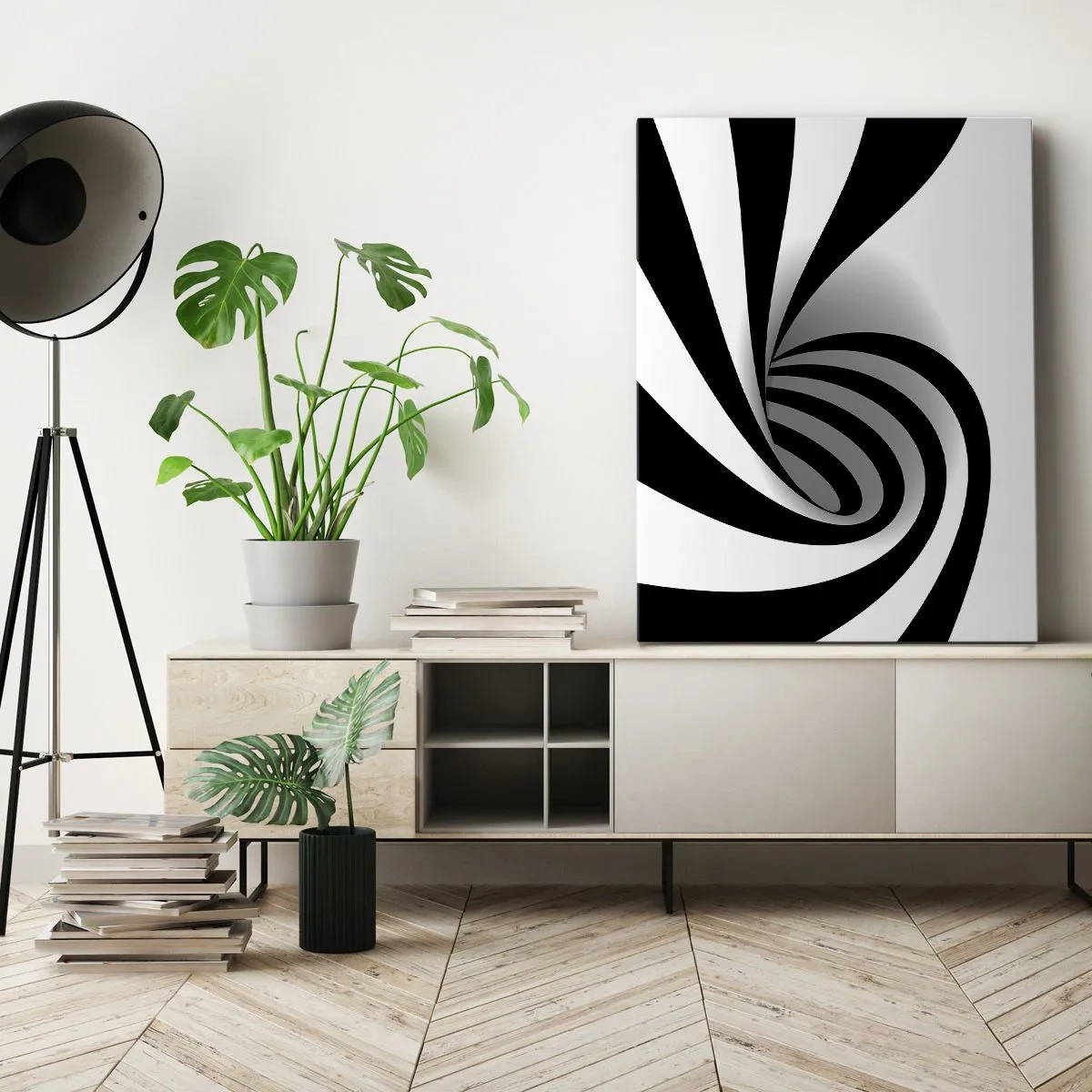 Cuadro sobre lienzo - Impresión de Imagen - Y sin embargo, gira - 45x80 cm