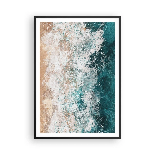 Póster en marco negro - Historias del mar - 70x100 cm