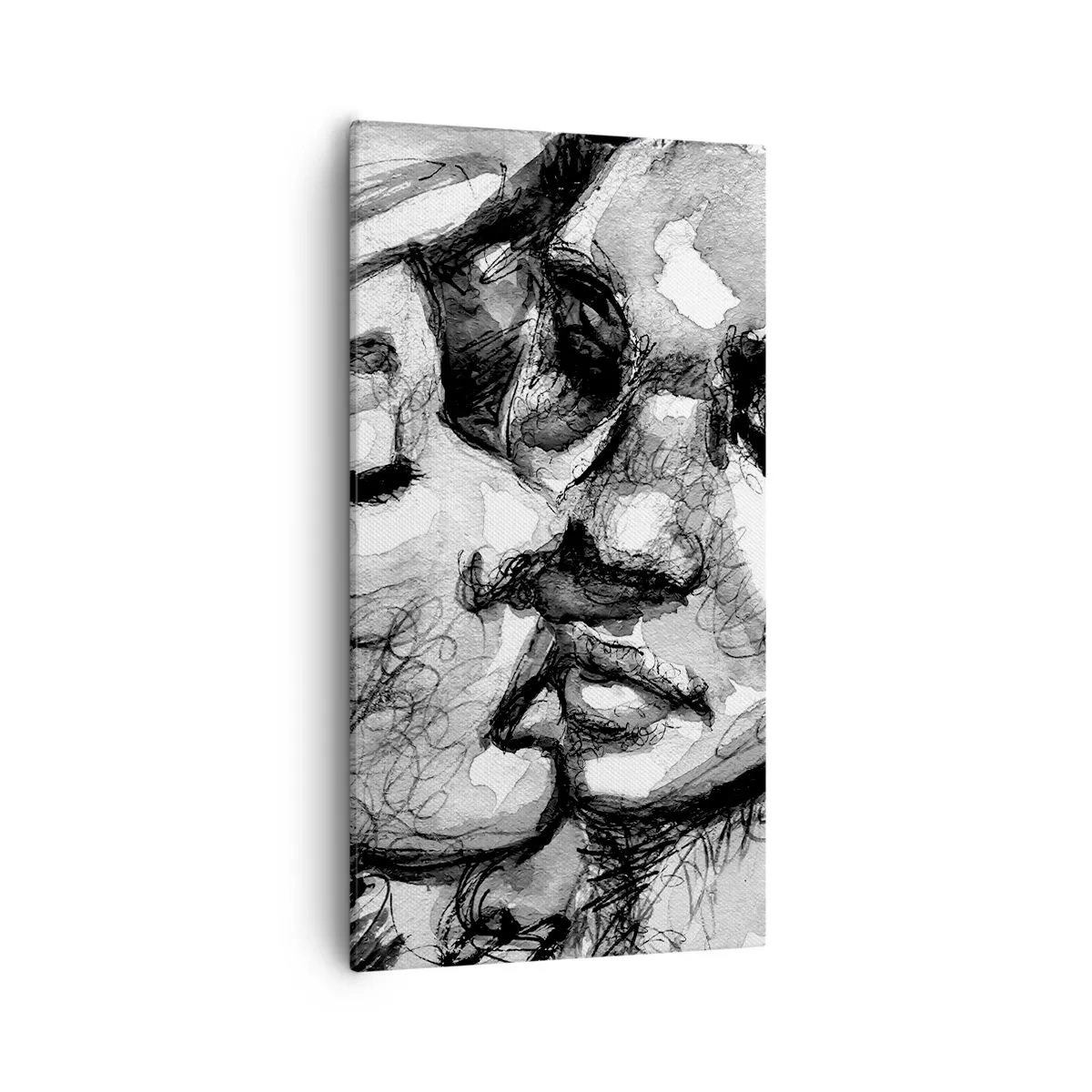 Cuadro sobre lienzo - Impresión de Imagen - Un momento tierno - 55x100 cm