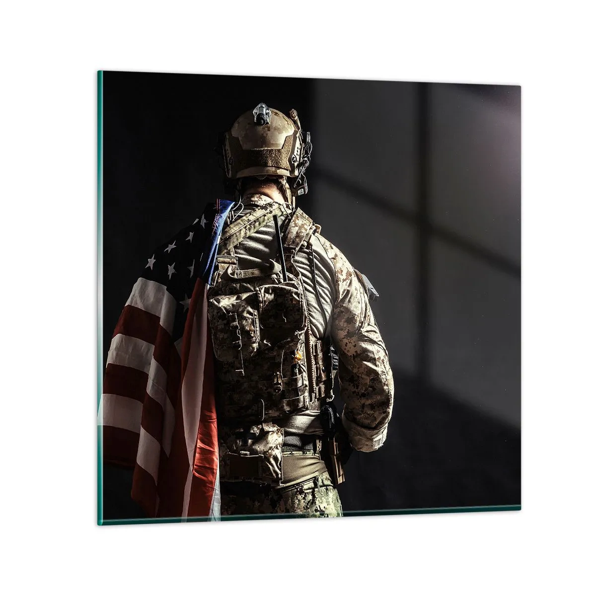 Cuadro sobre vidrio - Impresiones sobre Vidrio - Por eso lucho - 60x60 cm