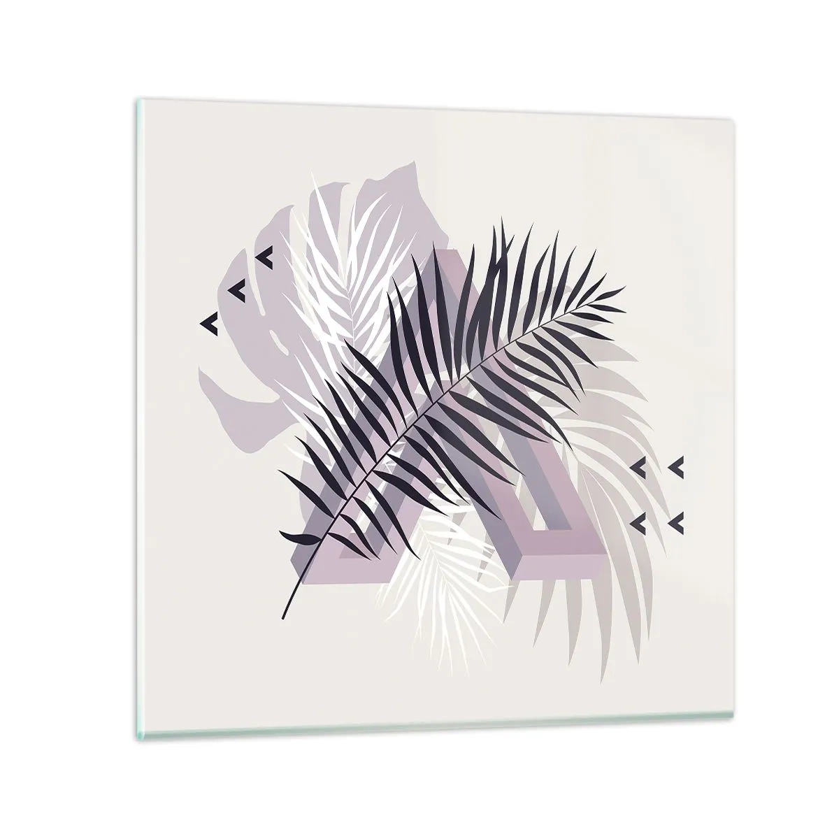 Cuadro sobre vidrio - Impresiones sobre Vidrio - La sombra de una sombra - 60x60 cm