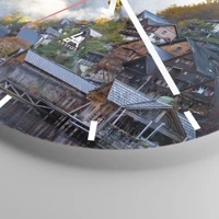 Esfera sin numeración, con rayas