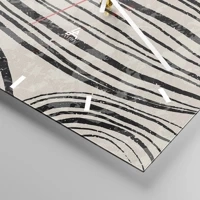 Esfera sin numeración, con rayas