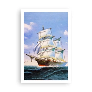 Póster - Orgulloso con el viento - 61x91 cm