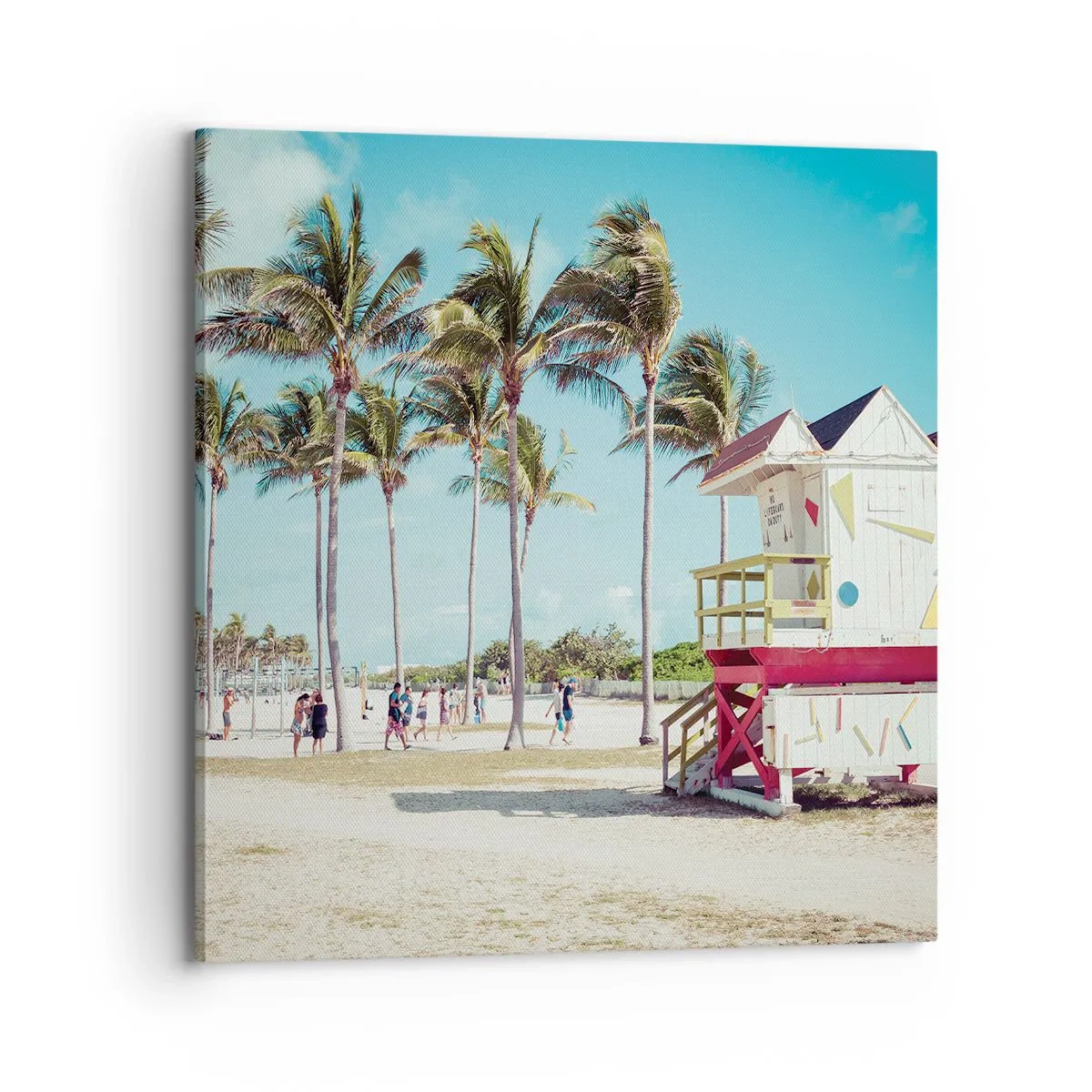 Cuadro sobre lienzo - Impresión de Imagen - Un hermoso día por delante - 70x70 cm