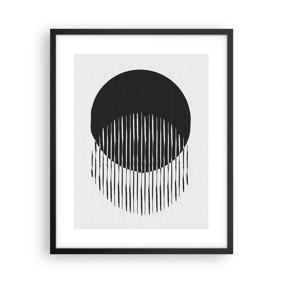 Póster en marco negro - Su alter ego - 40x50 cm