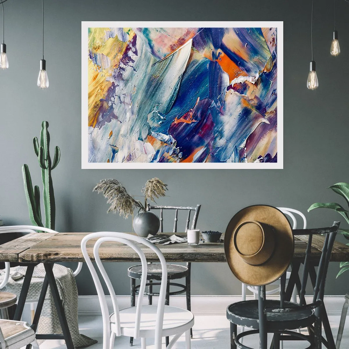 Póster - Confusión de colores - 70x50 cm