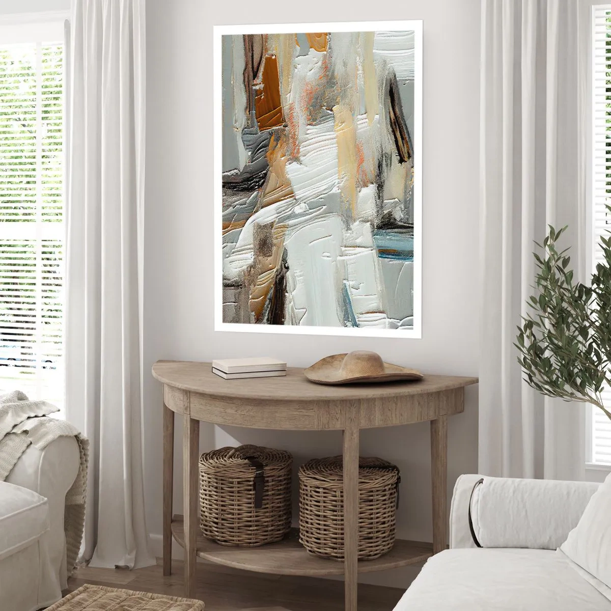 Póster - Estratificación de colores - 30x40 cm