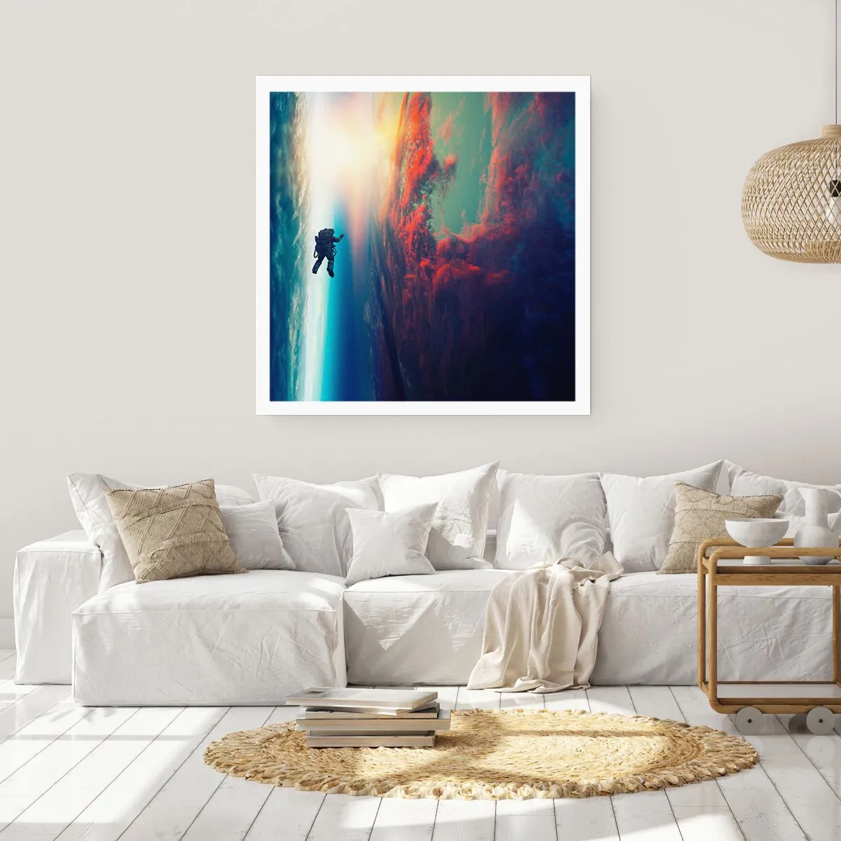 Póster - Enfrentarse al universo - 50x50 cm