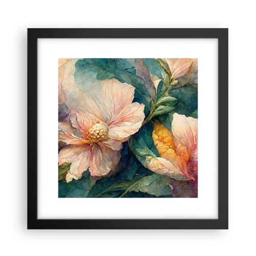 Póster en marco negro - La sutileza misma - 30x30 cm