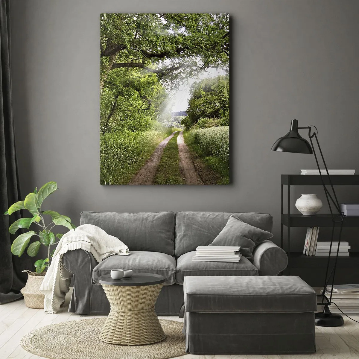 Cuadro sobre lienzo - Impresión de Imagen - Ensueño - 65x120 cm
